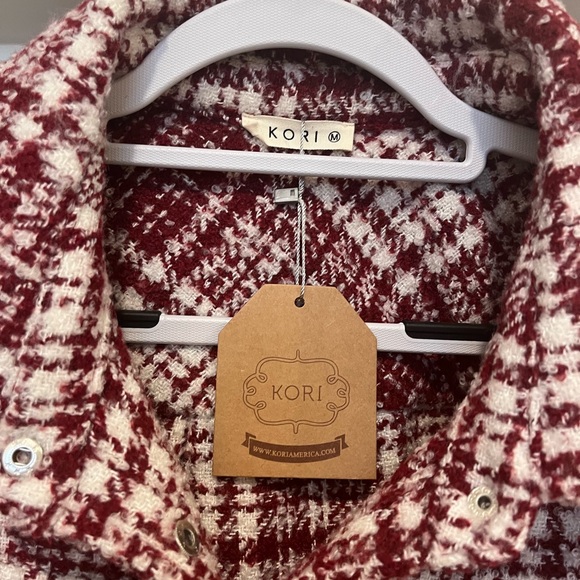 Shacket - Ruby/Maroon color - Picture 2 of 3